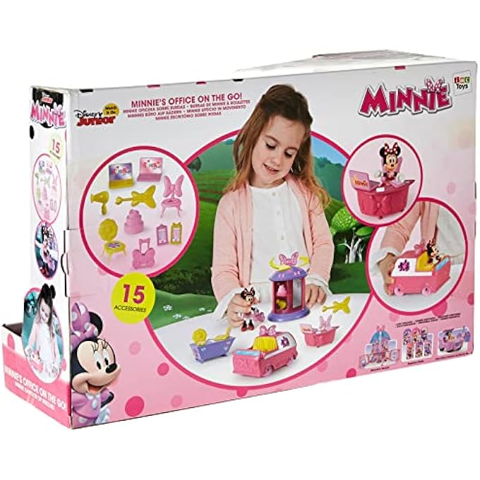 Bandai HAPPY HELPERS OFFICE AND MINNIE VAN AND 1 FIG - ACTION FIGURE PLAYSETS - Image 2